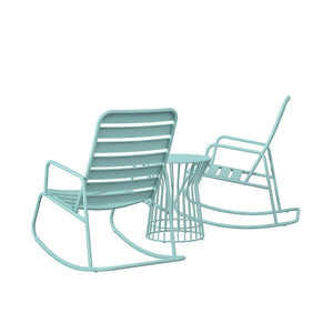 Novogratz Roberta Rocking Chair - Aqua Haze
