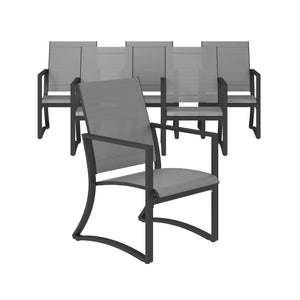Patio Dining Chairs - Light Gray - N/A