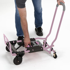 Shifter Multi-Position Folding Hand Truck and Cart - Pink - N/A