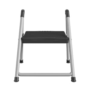One-Step Step Stool without Handle - Platinum/Black - 1 Step 