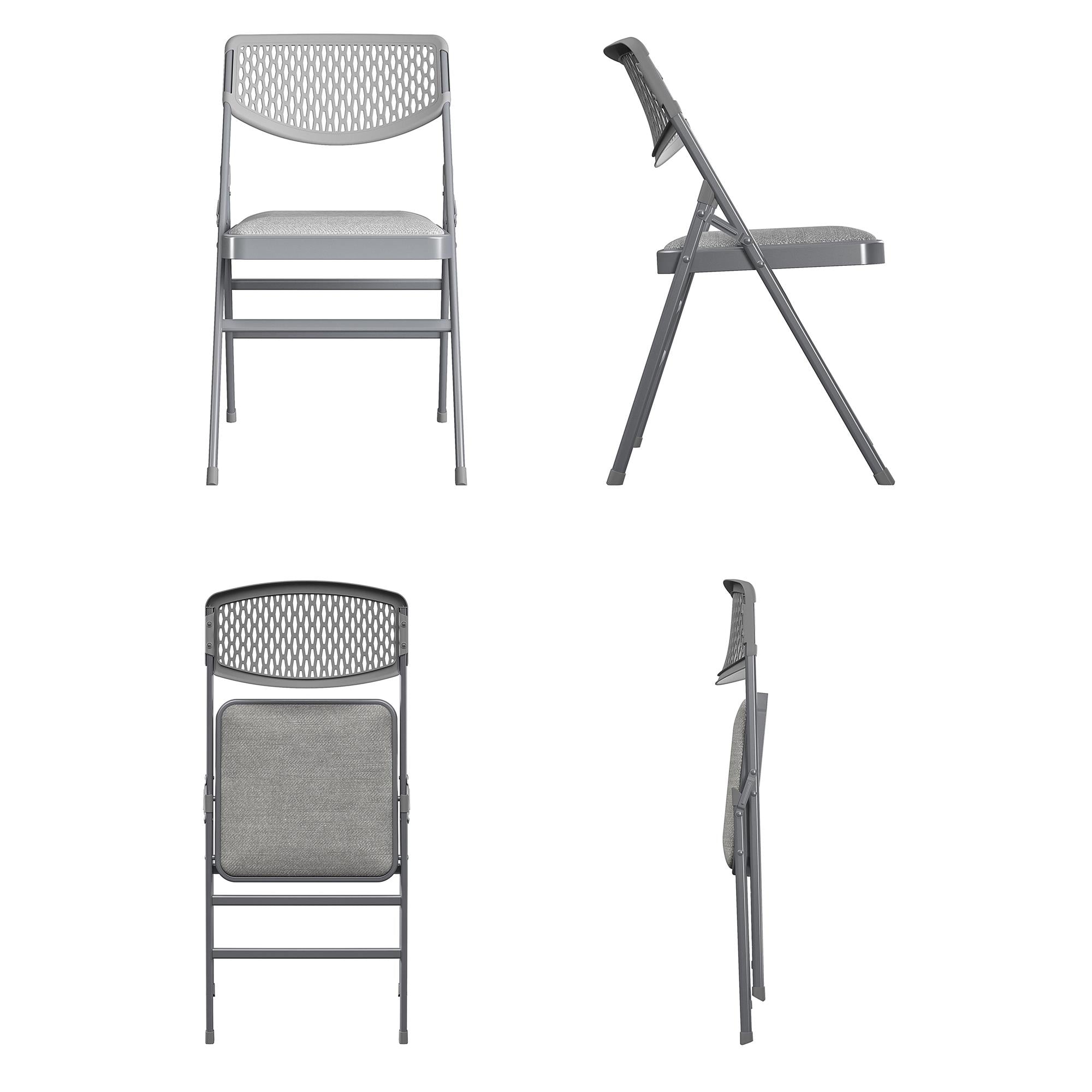 Ultra Comfort Commercial XL Fabric Padded Folding Chair - Cosco