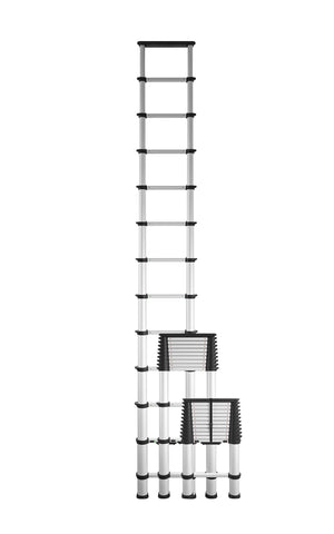 SmartClose 16 Ft. Telescopic Ladder - Graphite Grey - 16ft