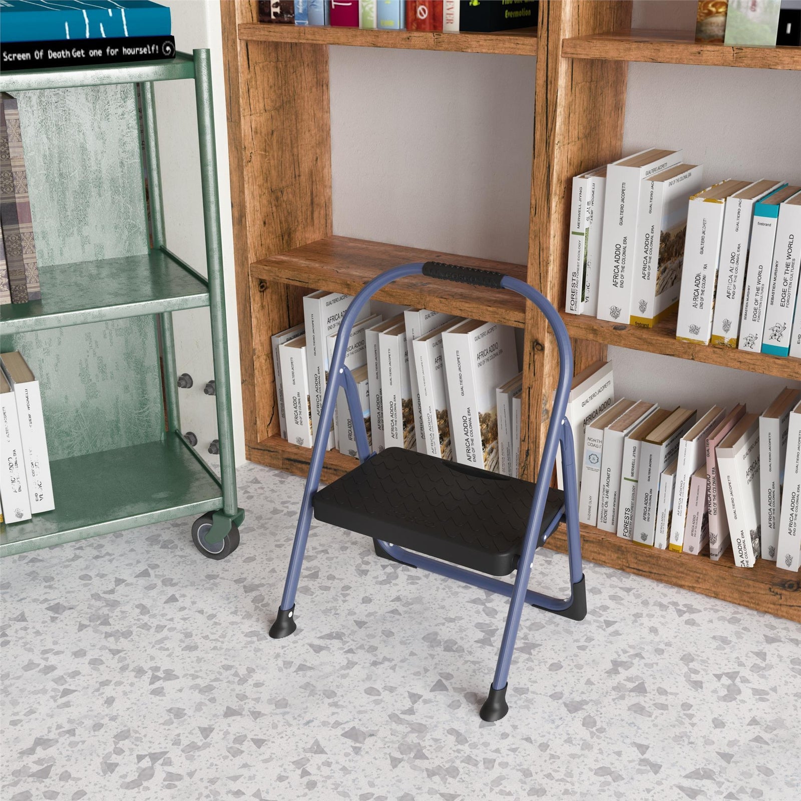 One-Step BIG Step Folding Step Stool - Navy - 1 Step 