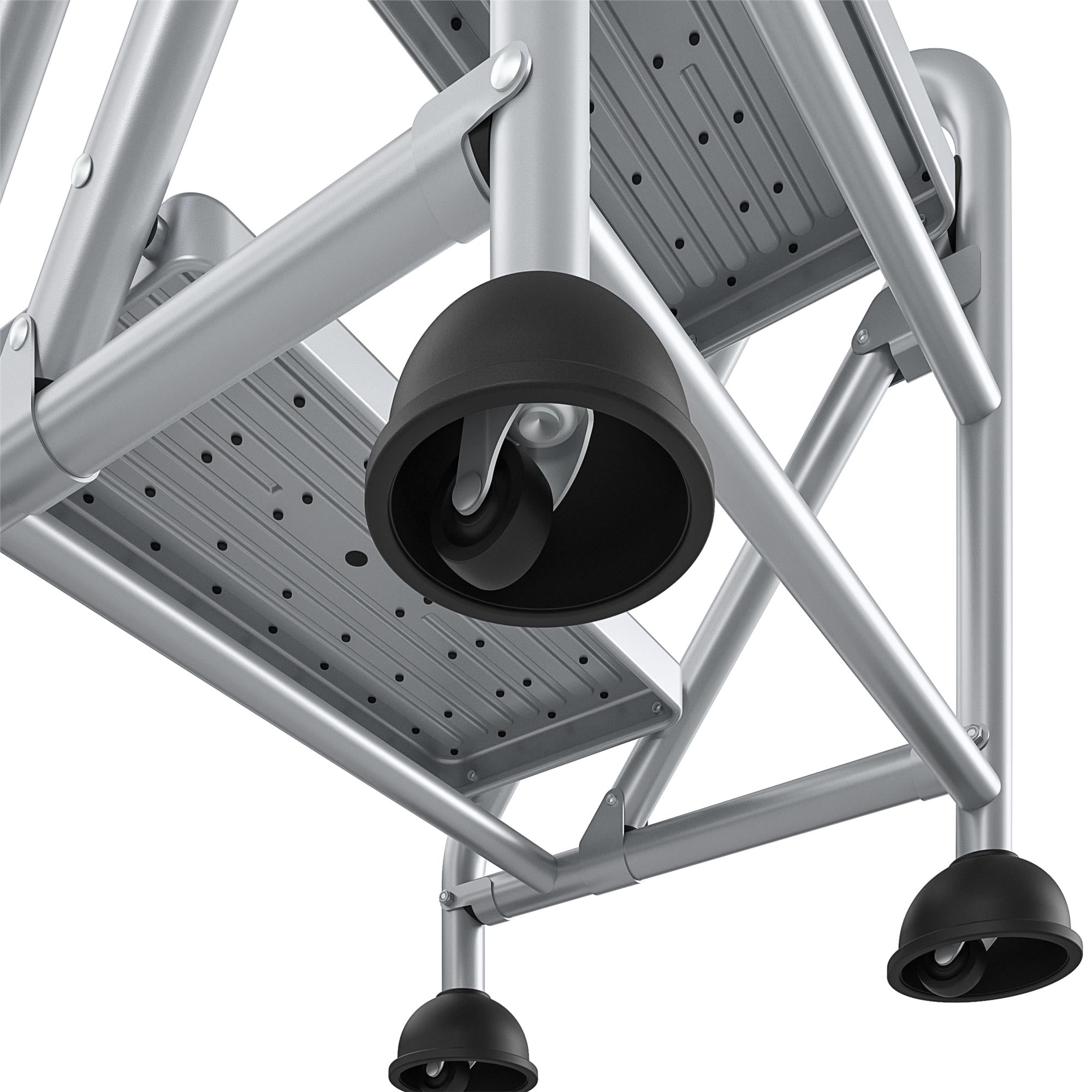 Draper Ladders Two-Step Commercial Rolling Step Ladder - Cosco