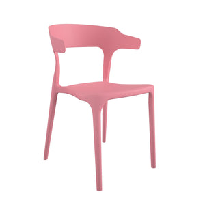 Novogratz Felix Stacking Dining Chairs - Pink - 2-Pack