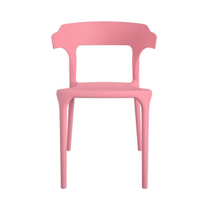 Novogratz Felix Stacking Dining Chairs - Pink - 2-Pack