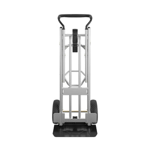 COSCO All-in-1, Tool Free, 4 Position Hand Truck and Dolly, Flat-Free Wheels, 1000 lb Capacity - Black - 1-Pack