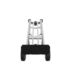 COSCO All-in-1, Tool Free, 4 Position Hand Truck and Dolly, Flat-Free Wheels, 1000 lb Capacity - Black - 1-Pack