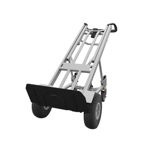 COSCO All-in-1, Tool Free, 4 Position Hand Truck and Dolly, Flat-Free Wheels, 1000 lb Capacity - Black - 1-Pack
