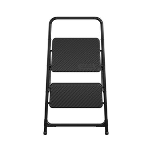Two-Step Household Folding Step Stool - Black - 1-Pack