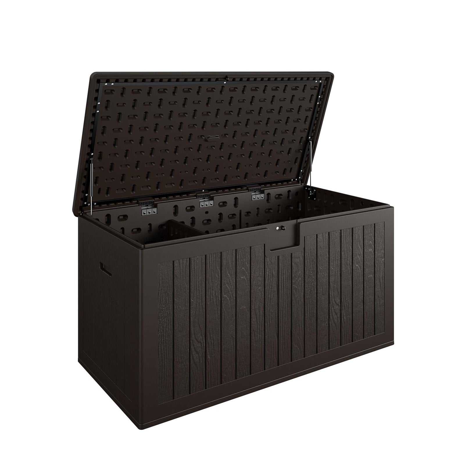 150 Gallon Outdoor Storage Box - Dark Brown