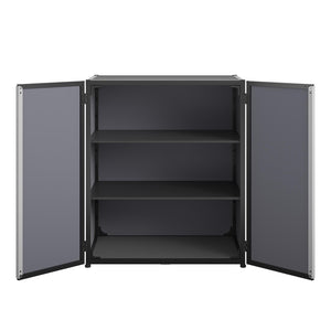 Aluminum Garage Freestanding Cabinet - N/A