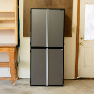 Aluminum Garage Freestanding Cabinet - Gray