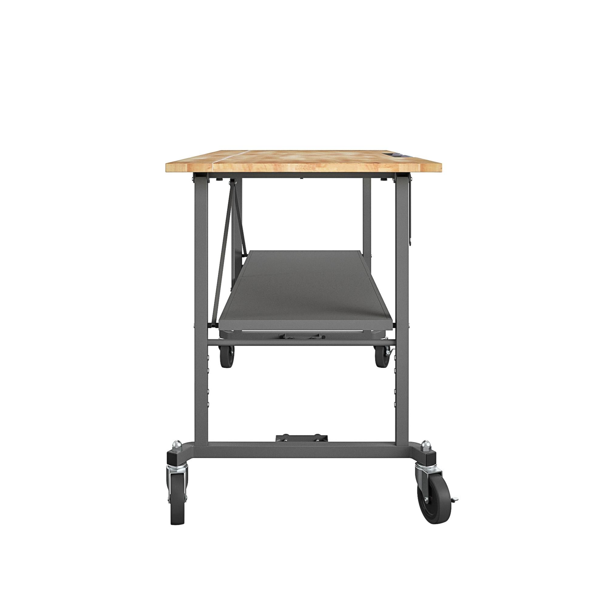 COSCO SmartFold Butcher Block Portable Workbench / Folding Utility