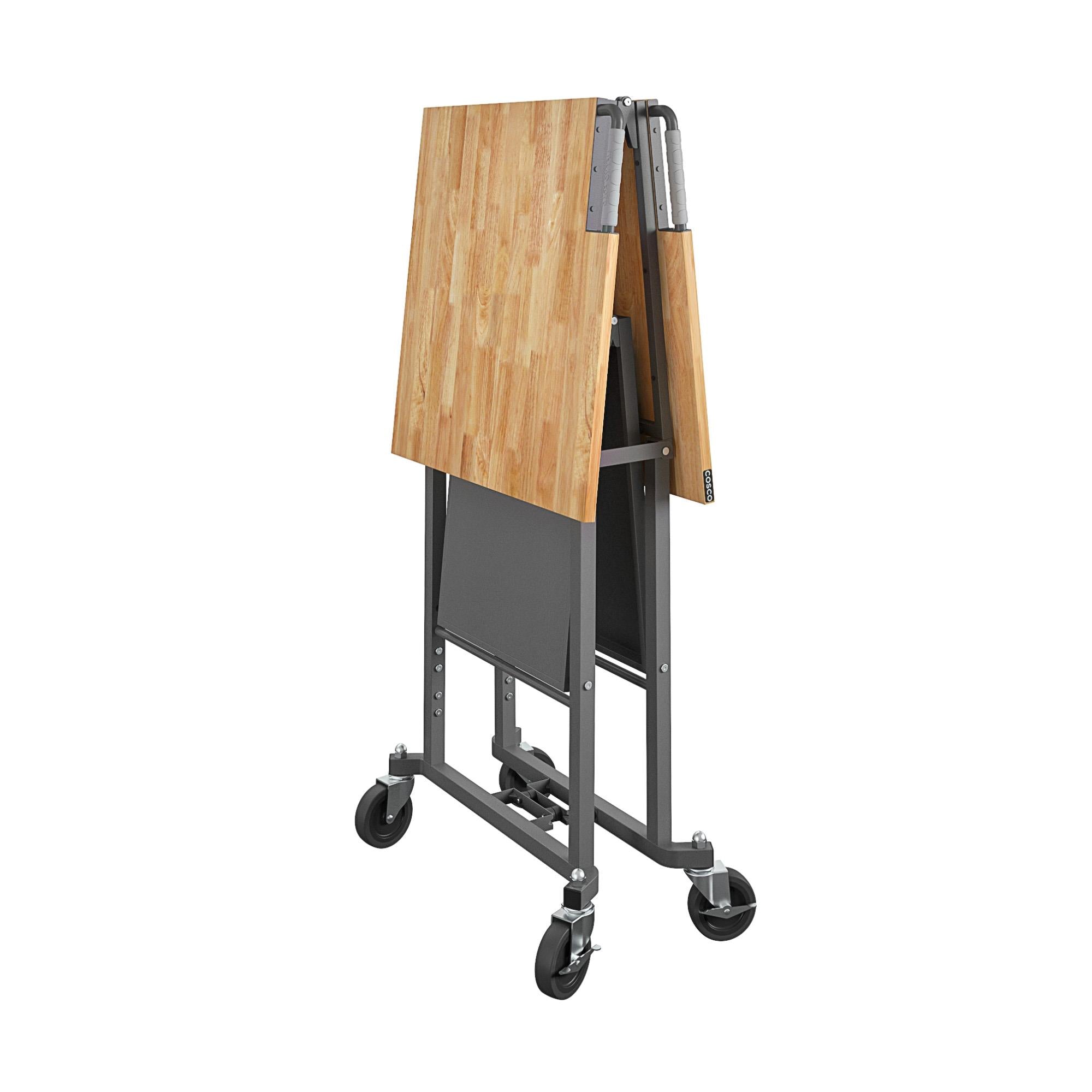 COSCO SmartFold Butcher Block Portable Workbench / Folding Utility