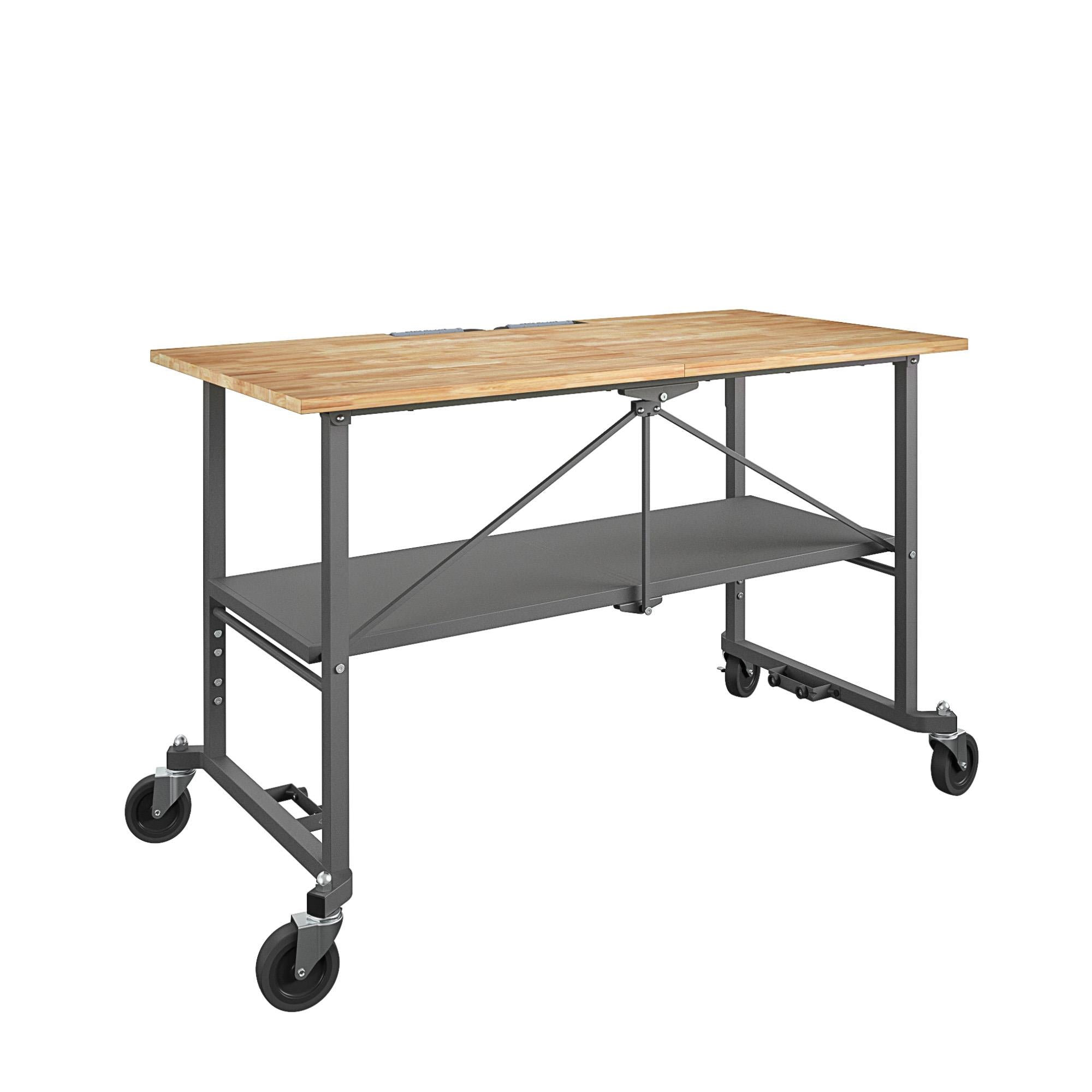 COSCO SmartFold Butcher Block Portable Workbench / Folding Utility