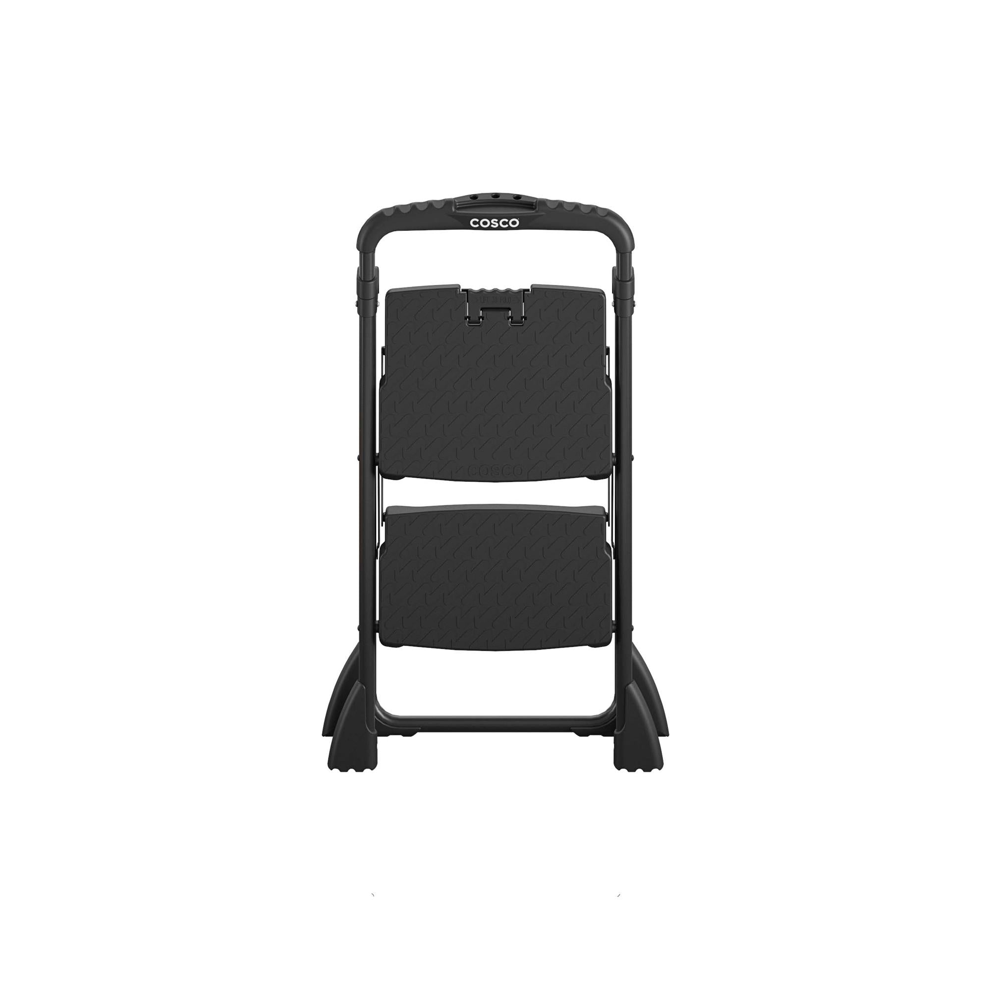 COSCO 2-Step Ladder, Folding Step Stool with Top Cap, Anti-Slip
