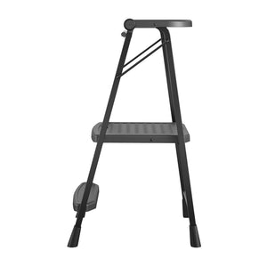 COSCO 2-Step Kitchen Stepper™ Folding Step Stool, Premium Safety Series, Ages 4+, Black - Black