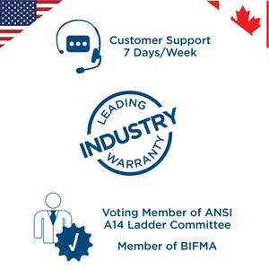 COSCO 2-Step Kitchen Stepper™ Folding Step Stool, Premium Safety Series, Ages 4+, Black - Black