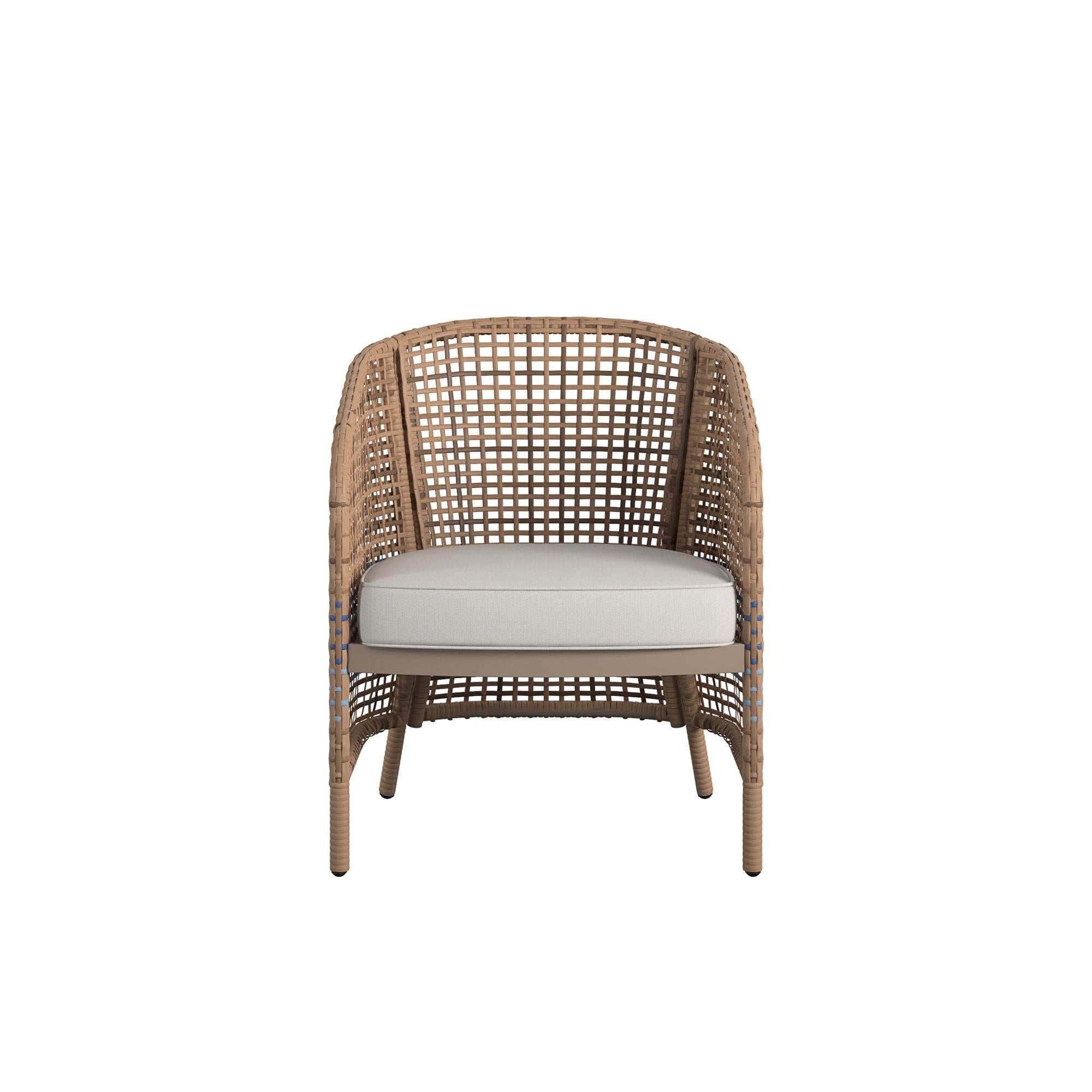 Ava 4-Piece Wicker Conversation Set by The Novogratz - Cosco