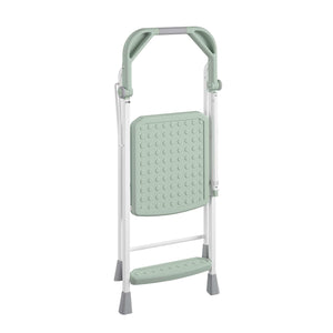 COSCO 2-Step Kitchen Stepper™ Folding Step Stool, Premium Safety Series, Ages 4+, Green - Light Sage