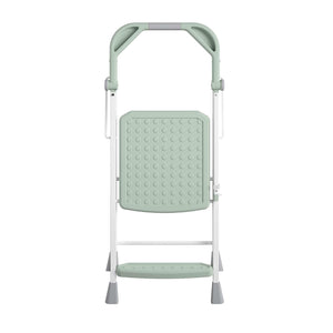 COSCO 2-Step Kitchen Stepper™ Folding Step Stool, Premium Safety Series, Ages 4+, Green - Light Sage