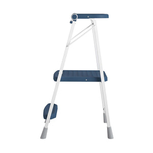 COSCO 2-Step Kitchen Stepper™ Folding Step Stool, Premium Safety Series, Ages 4+, Navy - Navy