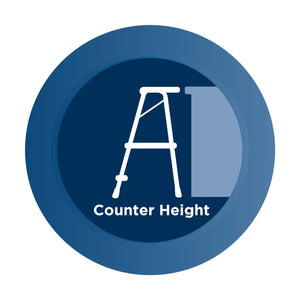 COSCO 2-Step Kitchen Stepper™ Folding Step Stool, Premium Safety Series, Ages 4+, Green - Light Sage