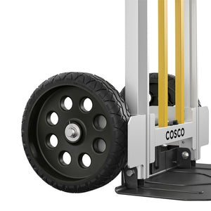Next Gen 3-in-1 Folding Toe Plate Hand Truck, 800/1000 lb  - Yellow
