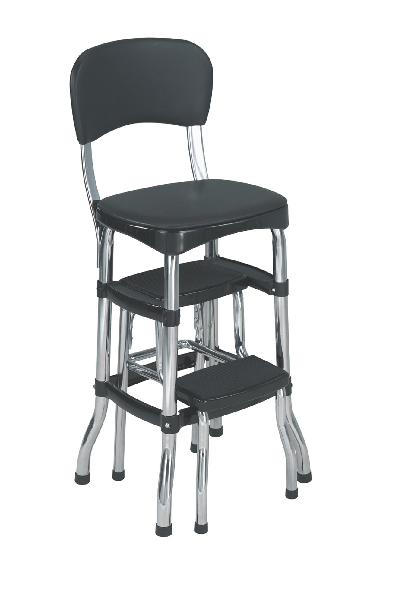 Styline Step Stool Stylaire Retro Chair + Step Stool with Pull-Out Steps - Cosco