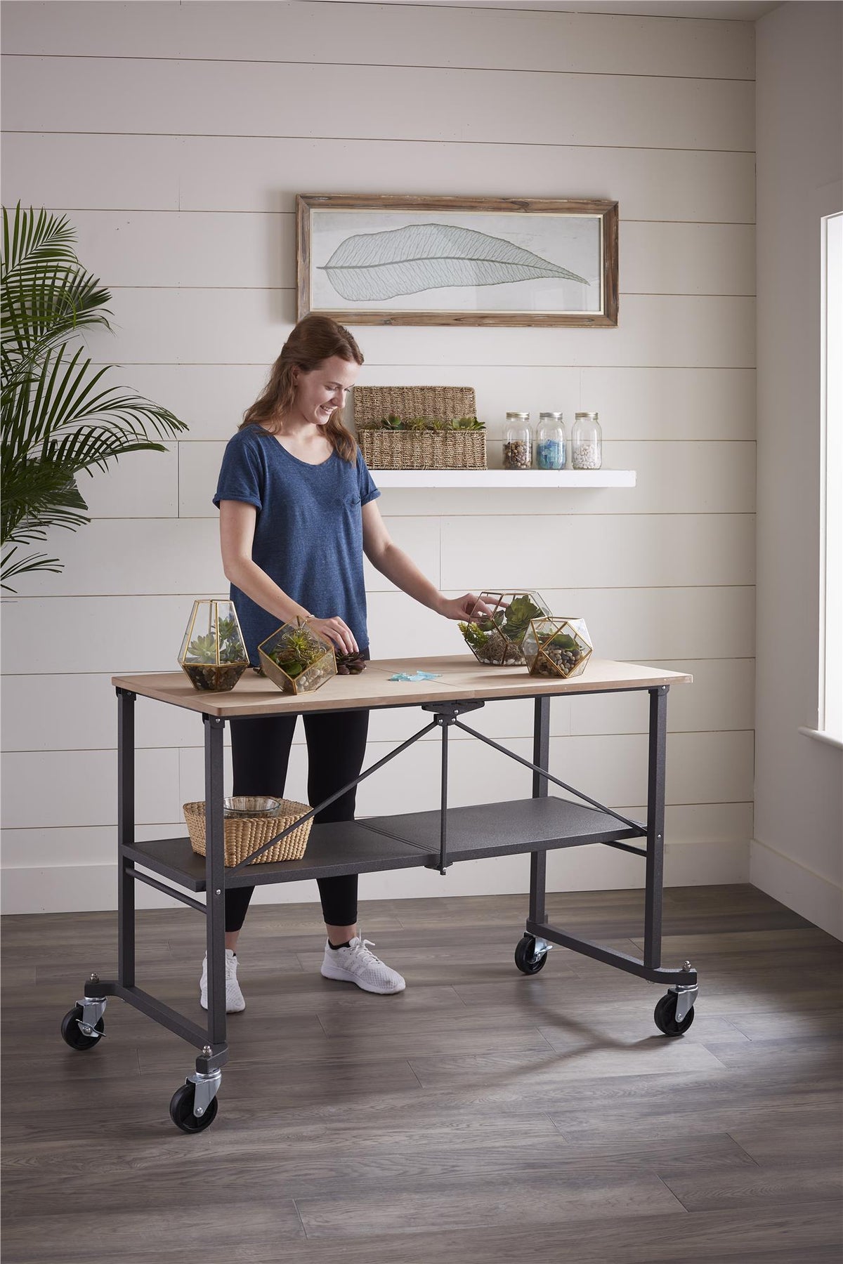 Lightweight Work Table SmartFold Portable Workbench / Folding Utility Table - Cosco