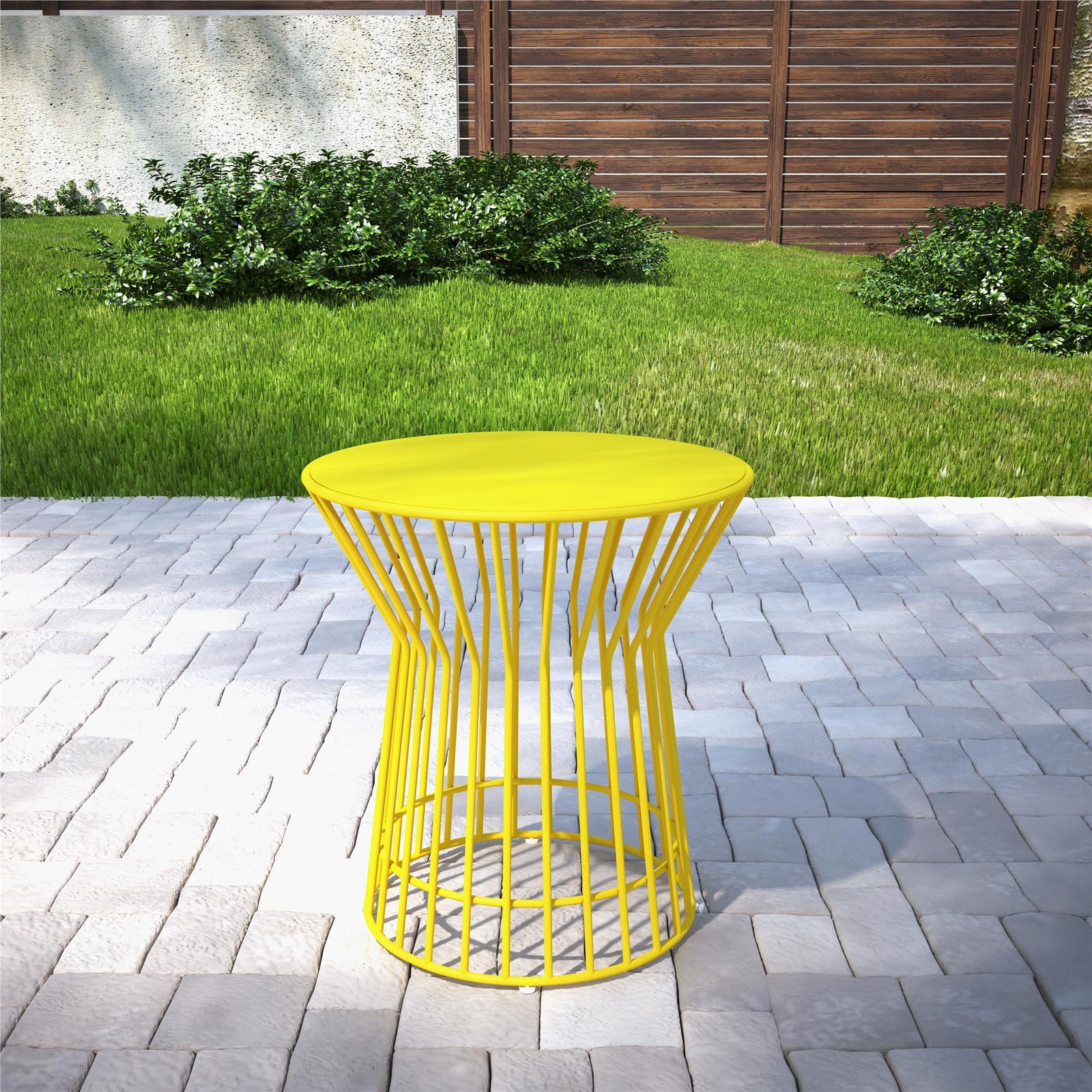 Novogratz Roberta Side Table - Yellow