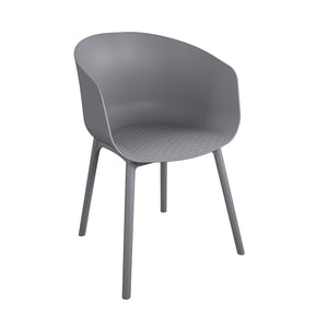 Novogratz York XL Dining Chairs - Charcoal - N/A