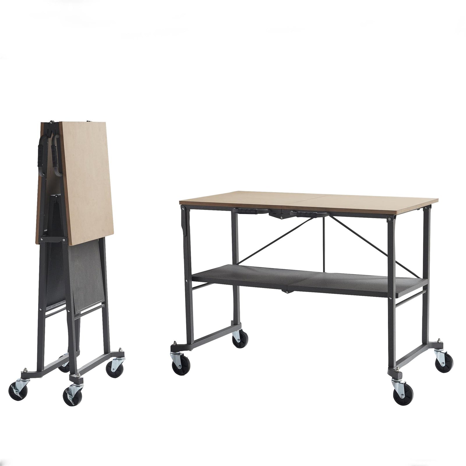 SmartFold Portable Workbench / Folding Utility Table - Dark Gray