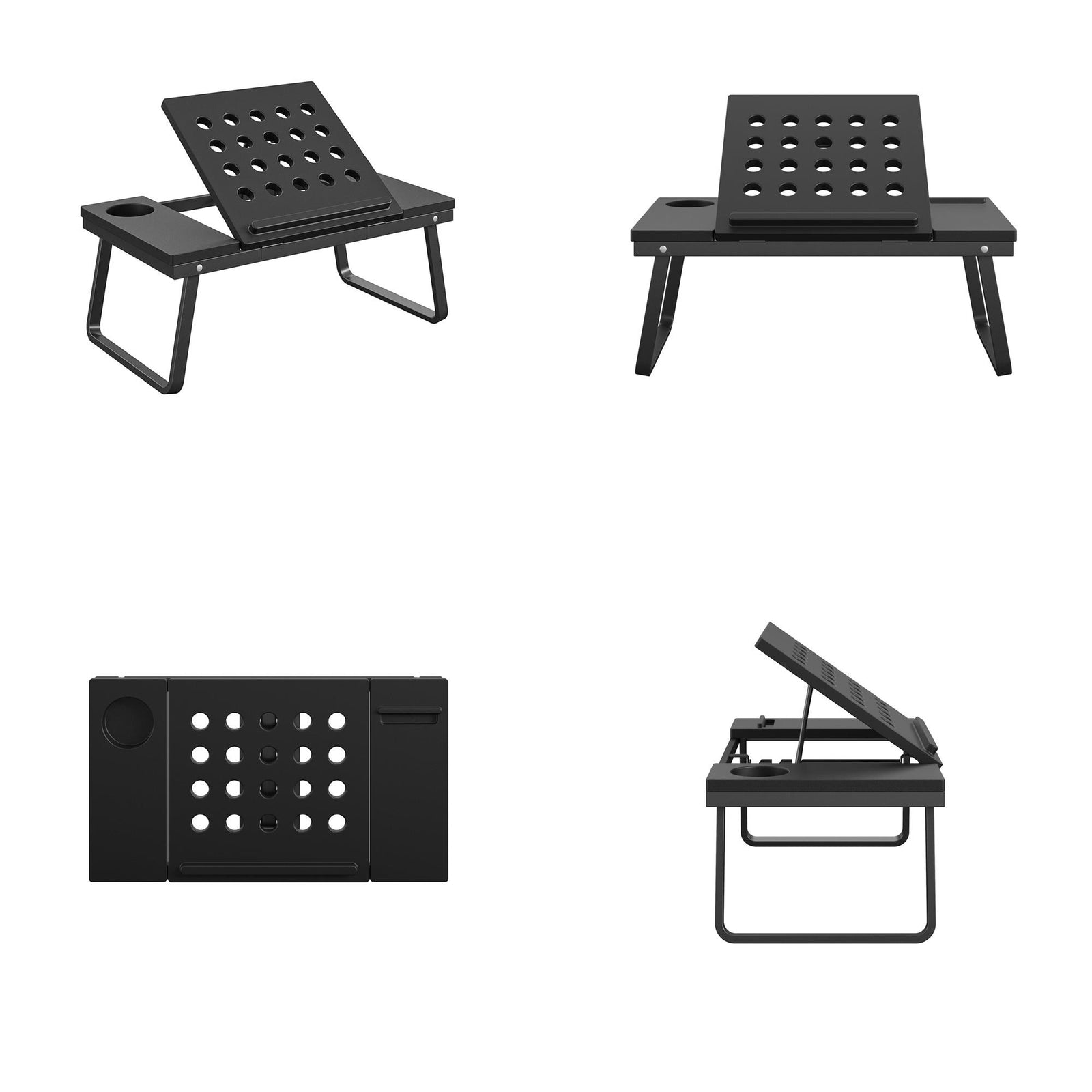 Folding Laptop Activity Tray - Black - 1-Pack