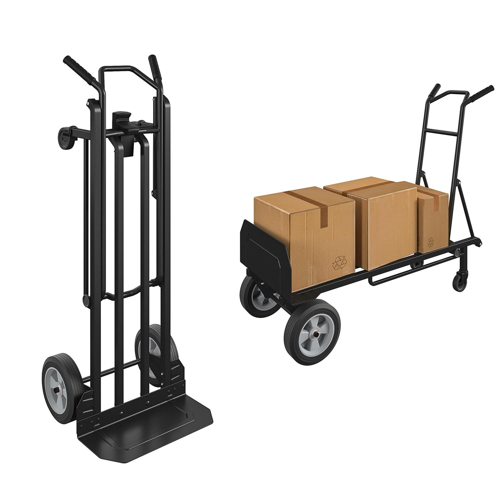 2-in-1 Hand Truck - Black