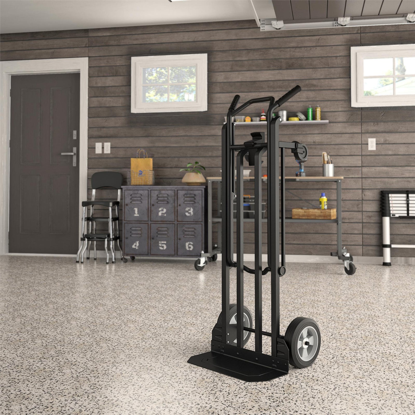 2-in-1 Hand Truck - Black