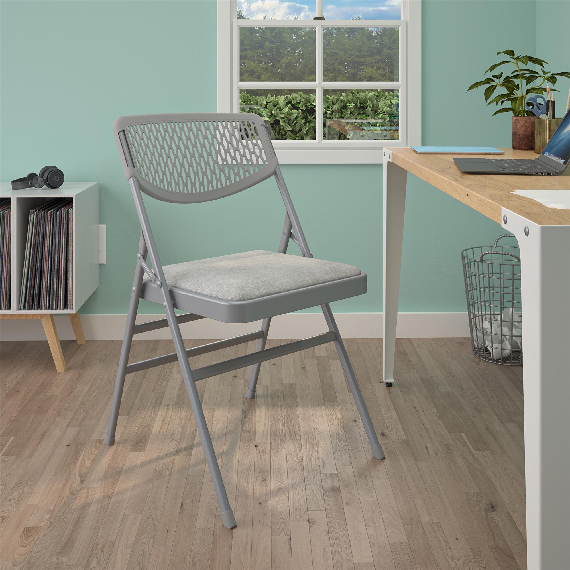 Ultra Comfort Commercial XL Fabric Padded Folding Chair - Cosco