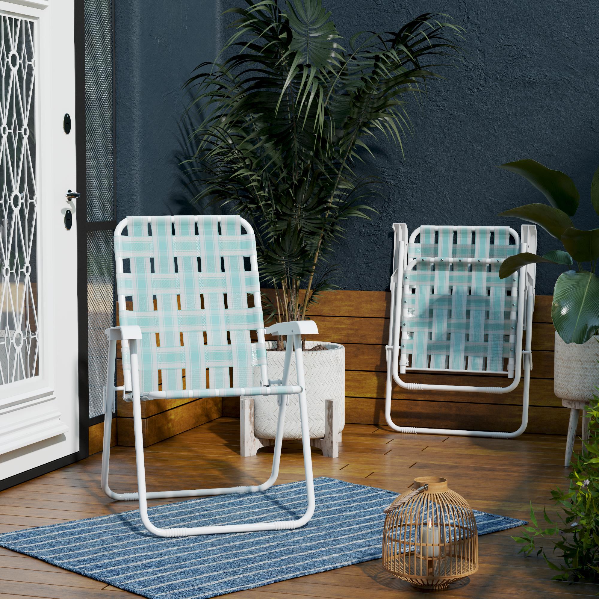 Novogratz Priscilla Folding Chairs, 2-pack - Cosco
