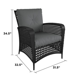 Lakewood Ranch Lounge Chairs - Black - N/A