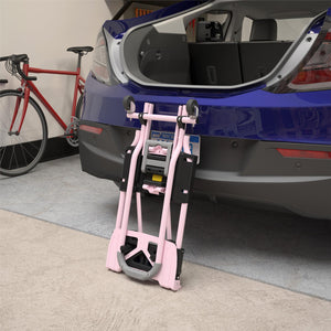 Shifter Multi-Position Folding Hand Truck and Cart - Pink - N/A