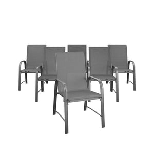 Paloma Patio Dining Chairs - Charcoal
