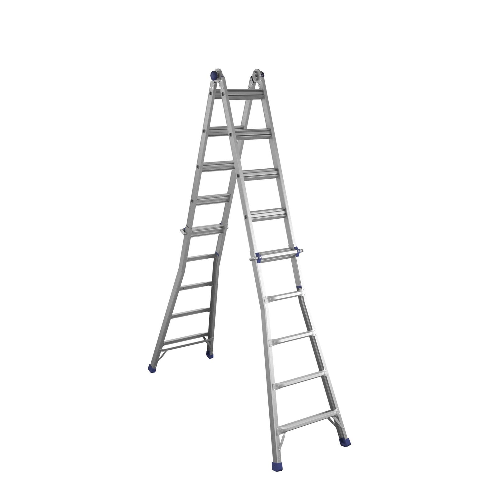 22 Ft. Height Multi-Position Ladder - Silver