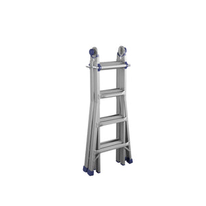 18 Ft. Height Multi-Position Ladder - Silver