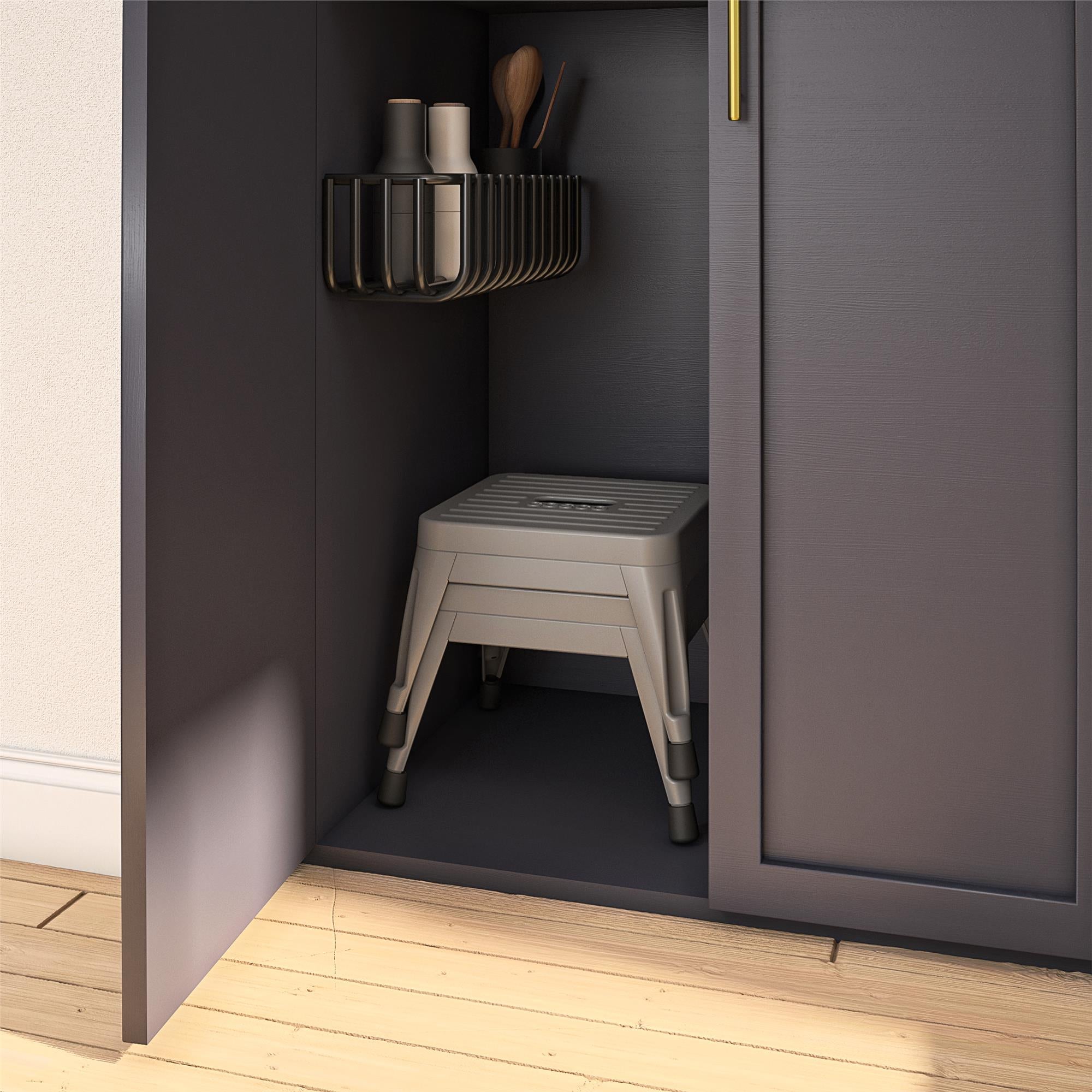 One-Step Stackable Steel Step Stool - Cosco