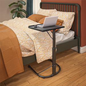 Adjustable Height Personal Folding Activity Table - Black - 1-Pack