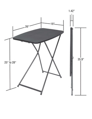 Personal Folding Activity Table - Black - 1-Pack