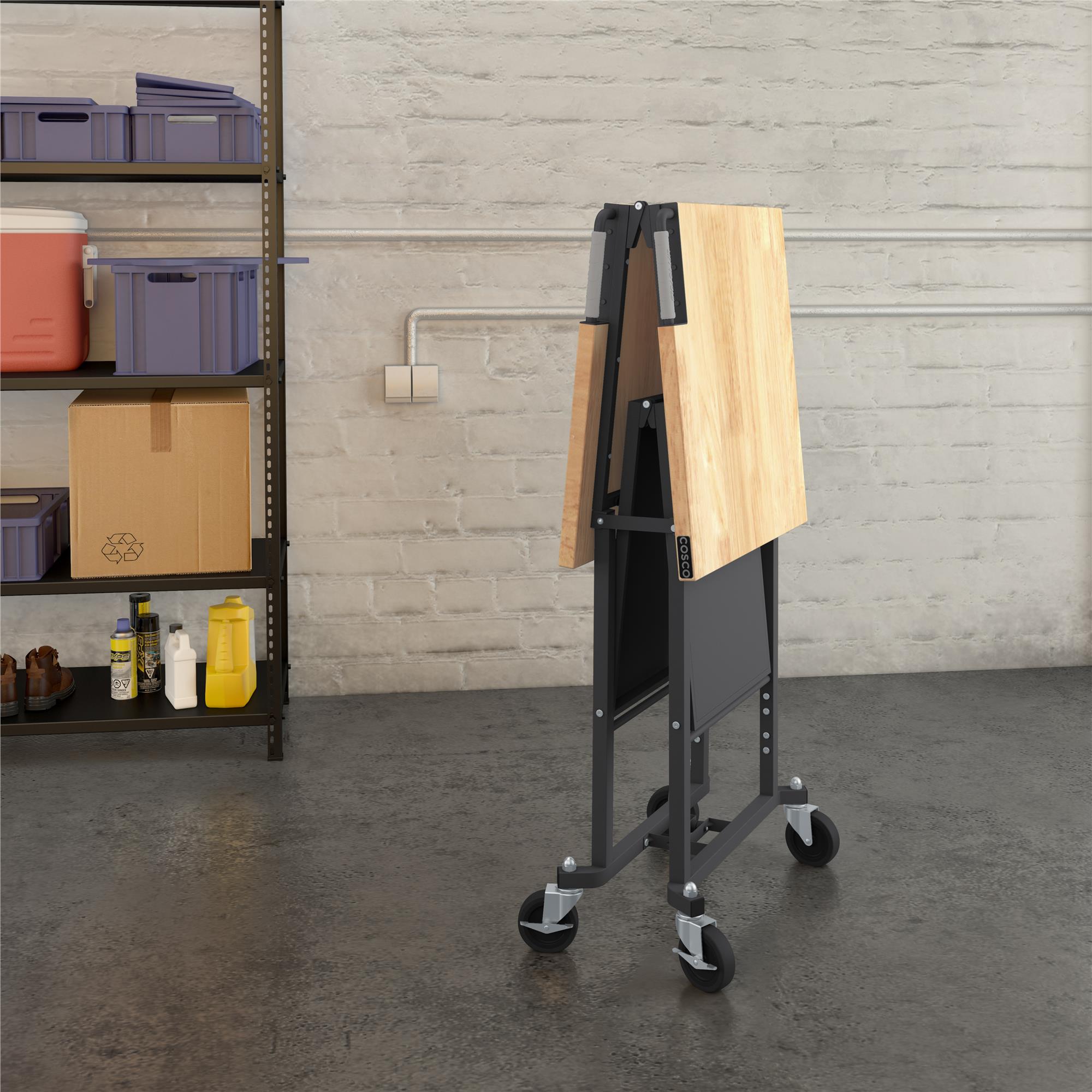 Lightweight Work Table SmartFold Portable Workbench / Folding Utility Table - Cosco