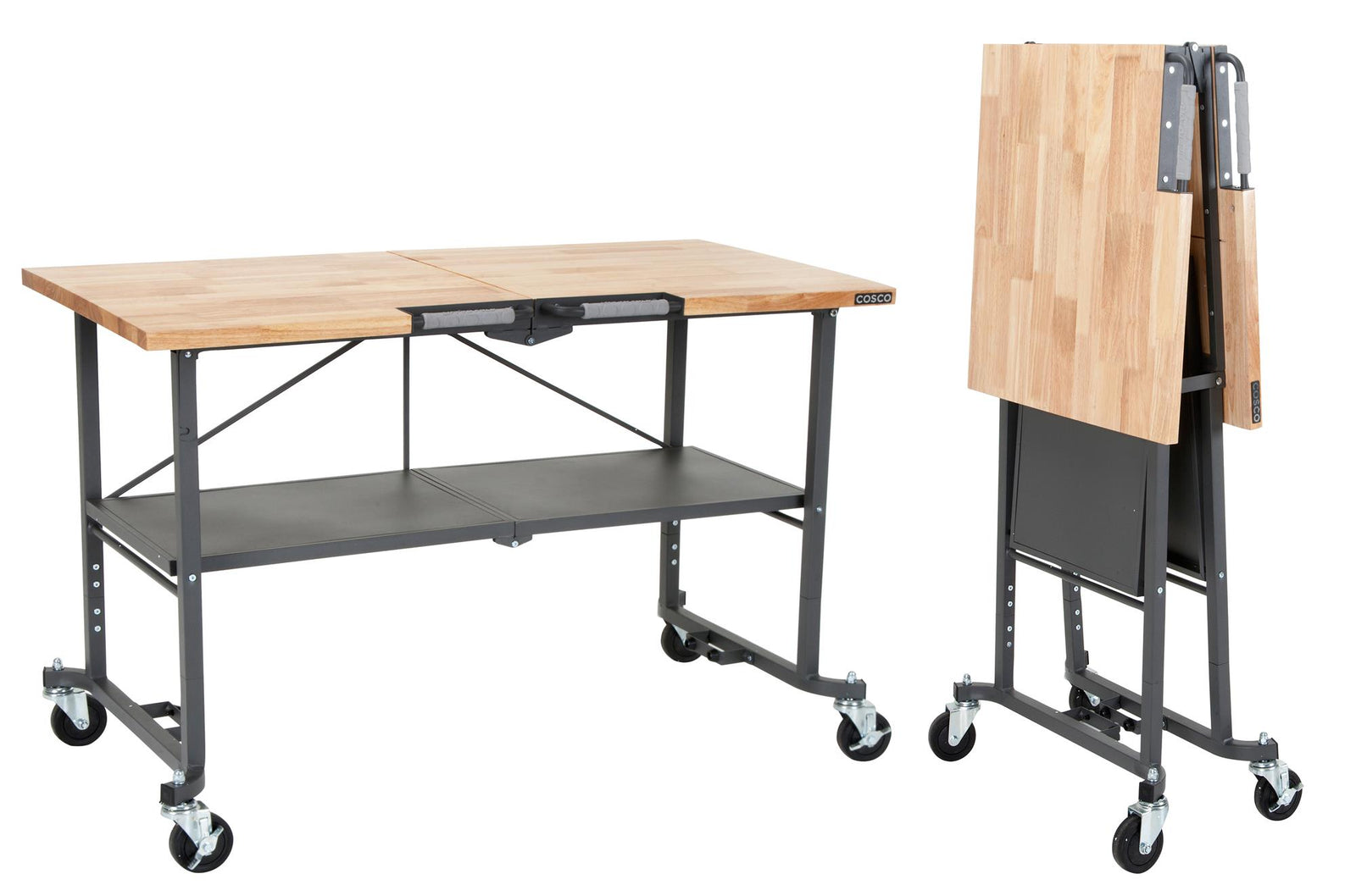 SmartFold Portable Workbench / Folding Utility Table - Gray